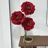Vale Huaxi 2026 Novos Produtos Série Vermelha Novidades Série de Alta Qualidade Cerimônia de Casamento Flor Artificial para Casamento Atacado