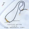 Pu Zuoqiang Cor-Preservante Ouro Areia Ouro Preto Totem Ganancioso Pulseira de Cotovelo Colar Transferência de Tatuagem Contas Tecidas à Mão para Homens e Mulheres