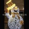 Navidad Led Personalizado 3D Muñeco de Nieve con Sombrero Lámpara de Forma Estéreo Exterior Turismo Cultural Tour Nocturno Lámpara Decorativa de Paisaje