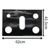 Alfombrilla de Gas de Teflón, Alfombrilla Protectora para Estufa de Gas, Alfombrilla Anti-Manchas y Anti-Grasa, Alfombrilla de Limpieza, Protector para Estufa