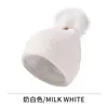 Gorro de Punto Simple Estilo Coreano, Invierno con Forro de Felpa y Engrosado, Gorro de Lana Amigable con la Piel y Cálido, Gorro de Punto a Prueba de Viento para Exteriores que Protege los Oídos