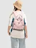 Nova Mochila Outdoor Estilo Montanha 2026 para Mulheres, Mochila com Cordão Color Blocking, Bolsa Leve Dobrável para Viagem e Caminhada