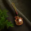 Nueva cadena para teléfono móvil estilo chino, colgante para teléfono móvil, llavero, colgante pequeño, decoración de bolso, accesorio cultural y creativo de alta gama