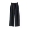 Pantalones de pierna ancha curvados, modernos y elegantes para mujer, nuevo modelo otoño/invierno 2026, de cintura alta, adelgazantes, fluidos, estilo banana casual para deporte