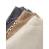 Chal de Color Sólido Tacto Cachemir Nuevo Chal sin Mangas para Mujer Diseño de Cuello Redondo Suéter Otoño e Invierno Color Camello Cepillado