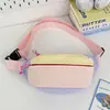 Bolso de pecho de moda con bloques de color dopamina para hombres y mujeres, adecuado para deportes al aire libre, bolso cruzado, riñonera casual impermeable portátil para senderismo