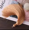 16cm de Alto Gama Flecos de Borla Puramente Hechos a Mano Accesorios para Joyería DIY Nudo Chino Cinta de Seda Artificial Círculo Borla Venta al Por Mayor