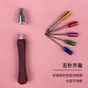 Novo produto do fabricante: Conjunto de cinco agulhas para bordado punch needle, agulhas punch de múltiplas especificações, agulhas punch especiais para bordado com fio, atacado