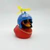 Enfeites de Carro de Pato Quebrando Pato de Natal Andando de Bicicleta Elétrica Decorações de Bicicleta Pato Vermelho Pequeno Interior Pato Amarelo Pequeno
