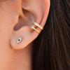 Pendientes Ojo del Diablo transfronterizos de comercio exterior s925 Pendientes de Joyería de Plata traje de joyería procesamiento de joyería de plata
