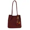 Bolsa Tote de Pelúcia Outono e Inverno 2025 Nova de Grande Capacidade para o Dia a Dia Ombro Suede Bolsa Tote Versátil de Alta Qualidade Saco