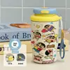 Nueva taza térmica de acero inoxidable 316L, diseño inspirado en la dopamina, perfecta para niños, creativa y portátil, ideal para estudiantes, taza de café moderna