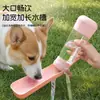 Taza de agua plegable para perros, dispositivo de bebida portátil, botella de agua, comedero de agua portátil para mascotas en movimiento