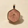 Colar de Liga Leve Ártica Design de Nicho Feminino Nova Cor Esmalte Gota de Óleo Cruz Colar Corrente para Suéter