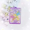 Personagem Sanrio Pequeno Cartão Pingente de Resina Acrílico Fofo Desenho Animado Anime Estilo Ins Acessórios Bolsa Chaveiro