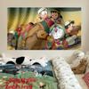 Sanación Anime Doraemon Dibujo Animado Lindo Tela Colgante Celebridad de Internet Fondo de Foto Tela Decoración de Dormitorio Cabecera Tela Colgante