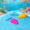 Conchas de resina, acessórios com tema marinho, decorações DIY em miniatura de resina para micro-paisagens, enfeites para capa de celular
