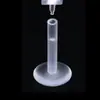 Acrílico transparente removible para labio uña cubo UV adorno de labio simple moda joyería de perforación corporal fábrica venta al por mayor