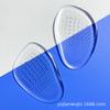 Almohadilla Delantera de PU, Media Almohadilla Delantera para Zapato, Almohadilla Transparente Engrosada Súper Suave de Media Talla, Almohadilla Invisible de Cristal para Sandalias y Tacones Altos de Mujer
