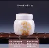 Pote Selado Vintage Chinês Pote para Máscara em Pó de Medicina Chinesa Pote de Cerâmica de Hospital Chinês Pote de Armazenamento Frasco Pequeno para Pó de Medicina