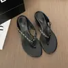Chanclas de Remache Estilo Francés para Mujer, Nuevo Modelo Verano 2026, Tacón de Cuña, Modernas y Versátiles, Impresionantes Sandalias Estilo Hada