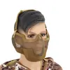 V2 Equipo Guardián Malla Metálica Media Cara Máscara Protectora Paintball Airsoft Máscara Camuflaje Ciclismo Camuflaje Tendencia