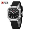 Relojes Marca Ofns Serie Puntuación Completa para Exámenes de Secundaria y Preparatoria, Relojes Silenciosos para Hombres y Mujeres, Relojes Cuadrados Luminosos