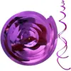 Adornos Colgantes Espirales de Mariposa Morada de Moda con Serpentinas de Lentejuelas para Actividades al Aire Libre de Primavera y Montaje de Atmósfera para Fotos, Fuente Transfronteriza