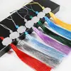 Accesorios de joyería DIY materiales hechos a mano materiales para pasador estilo antiguo flor de loto borla fleco con cuentas colgante paquete de material de borla