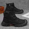 Zapatos casuales versátiles y ligeros para hombre, nuevas botas Martin de moda de alta gama para otoño, zapatos de trabajo transpirables para hombre