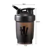 Vaso mezclador, vaso agitador, vaso de agua para alimentos deportivos de fitness para hombres, proteína en polvo, leche de soja, vaso de agua para batidos, multifuncional y duradero