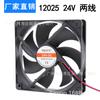 Nuevo ventilador de refrigeración silencioso 12025 5V12V24V purificador USB caja para mascotas gabinete máquina ventilador DC