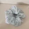 Scrunchie Estrela de Strass com Glitter Fino Cor Creme Fresco e Versátil Estilo Coreano Elástico de Rabo de Cavalo Suave e Elegante Acessório de Cabelo
