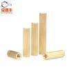 Columna de cobre moleteada redonda de doble paso, columna de cobre de monitoreo de seguridad redonda, perno de cámara de doble cabezal, columna de tornillo de aislamiento M2
