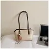 Bolso de hombro retro simple casual estilo coreano para mujer, nuevo modelo 2026, texturizado y único, de gran capacidad para el día a día, moderno