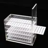 Caja de Almacenamiento de Flores de Acrílico para Escritorio al por Mayor del Fabricante Caja de Almacenamiento de 5 Capas para Injerto de Pestañas Caja de Almacenamiento de Flores de un Segundo para Trasplante de Pestañas