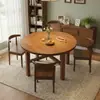 Mesa de Comedor Estilo Medieval para Uso Doméstico, Mesa de Comedor Redonda, Nuevo Modelo 2026, Mesa de Comedor Redonda para Apartamentos Pequeños, Juego de Mesa y Sillas de Comedor para Sala de Estar