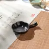 Prato de Tinta Cerâmico Lanzhai Borboleta Pequeno Suporte para Caneta Piscina de Tinta Tinta para Caligrafia Prato de Água com Tinta Suporte para Pincel Bandeja de Tinta Cartucho de Tinta Lavagem de Caneta Pedra de Tinta