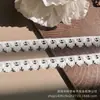 Em estoque Novo Lolita Bordado Solúvel Em Água Lace Leite Seda Único Lado Flor Onda Lace Lace Código De Barras