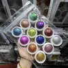 Polvo de Espejo Mágico para Manicura Transfronterizo Polvo de Espejo Polvo Metálico Galvanizado Manicura Polvo de Titanio Láser Super Brillante Polvo Aurora Set de 12 Colores