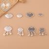 Colgante candado de larga vida de plata Xizang DIY Colgante de plata Xizang hecho a mano candado de larga vida collar de estilo étnico pulsera colgante accesorios
