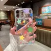 Estrela Colorida Japonês Coreano Venda Quente Capa de Celular para iPhone 17 Capa Transparente Fresca para Apple 16pro Capa Macia Anti-queda