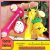 Bolsa Pequena de Presente da Moda e Requintada Pingente de Roupa de Dinossauro Charlie Boneca de Desenho Animado Fofa Chaveiro de Carro