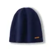 Gorro de Caxemira Espesso de Inverno para Homens e Mulheres, Gorro de Tricô Quente de Camada Dupla, Gorro Casual, Gorro Solto, Gorro para Proteger as Orelhas em Clima Frio