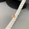 Tecido de Renda Franzida de Lado Único de 1cm, Elástico de Renda Bidirecional, Elástico Franzido Decorativo Artesanal DIY para Prender o Cabelo