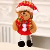 Adornos de Tela Navideños, Muñecos Navideños Pequeños, Pequeñas Decoraciones Colgantes, Colgantes para Árbol de Navidad, Artículos Decorativos, Colección de Colgantes Pequeños para Regalo