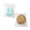 Saco Transparente com Selo de Máquina para Confeitaria Floco de Neve Embalagem para Alimentos Assados Saco para Embalagem de Lanches Biscoitos Plástico Selável a Calor Selo