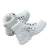 Temu zapatos de algodón nuevos de talla grande transfronterizos casuales con forro de felpa para invierno estilo coreano versátiles zapatos de mujer estación independiente Amazon