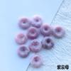 15mm ametista natural Jade Dongling fivela de segurança Morango Cristal pequeno pingente pulseira de corda trançada DIY feita à mão material de contas