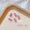 Accesorios de arte de uñas de lazo de gato de dibujos animados, resina de lazo linda tridimensional de moda, multicolor en stock, accesorios de uñas usables